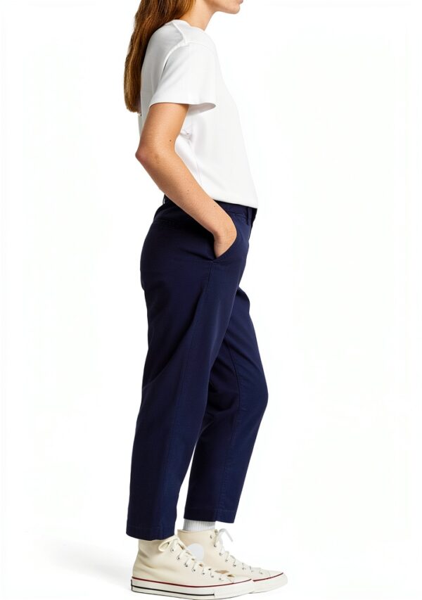 Levi's Essential Chino Pantaloni Donna Black Iris Twill A4673-0002-7