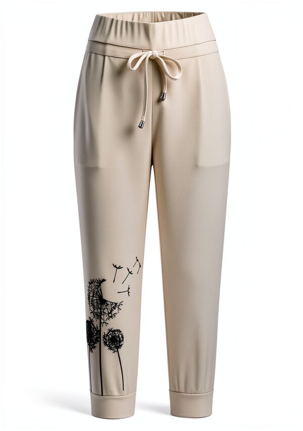 Pantaloni estivi da donna EMATOP 3/4 Capris elasticizzati con tasche-2
