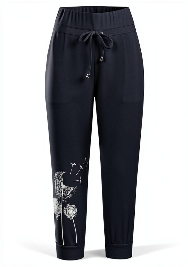 Pantaloni estivi da donna EMATOP 3/4 Capris dente di leone-3