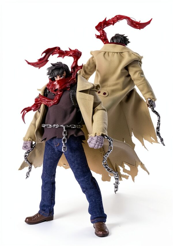 C&A Global Ltd. x CCSTOYS FigScript Series "Shin Getter Robo L'ultimo giorno del mondo" Ryoma Ryoma Ryoma Scala 1:12 ABS & PVC & POM & PA & Cloth Action Figure dipinte-1