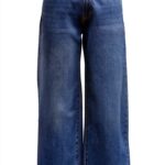 Jeans Wide Fit ONLHOPE Donna High Waist Wide Leg Media Blu Denim-0