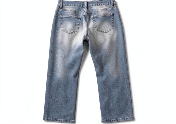 Jeans Donna Vita Alta Larghi Jeans Donna Baggy Wide Leg Fit Jeans FX9050-4