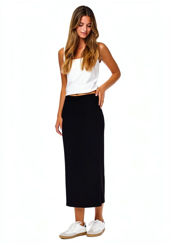 Gonna Pckylie MW Midi - Verde Deep Lichen, taglie S-XL per donna-3
