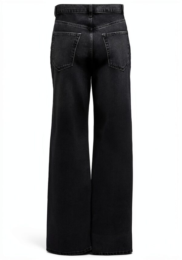 Jeans Wide Fit ONLHOPE Donna Vita Alta Gamba Larga Blu Denim-3