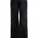 Jeans Wide Fit ONLHOPE Donna Vita Alta Gamba Larga Blu Denim-0