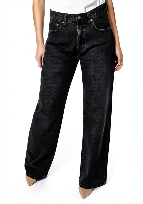Jeans Wide Fit ONLHOPE Donna Vita Alta Gamba Larga Blu Denim-6
