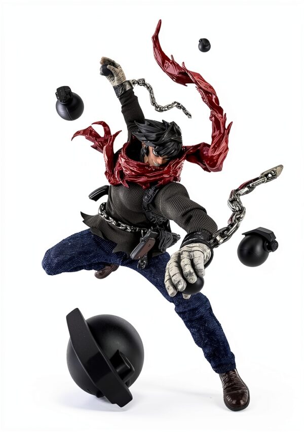 C&A Global Ltd. x CCSTOYS FigScript Series "Shin Getter Robo L'ultimo giorno del mondo" Ryoma Ryoma Ryoma Scala 1:12 ABS & PVC & POM & PA & Cloth Action Figure dipinte-10