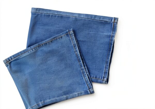 Jeans Donna Vita Alta Larghi Jeans Donna Baggy Wide Leg Fit Jeans FX9050-5