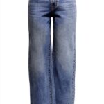 ONLY Wide Fit Jeans ONLHOPE High Waist Wide Leg Jeans Media Blu Denim-0