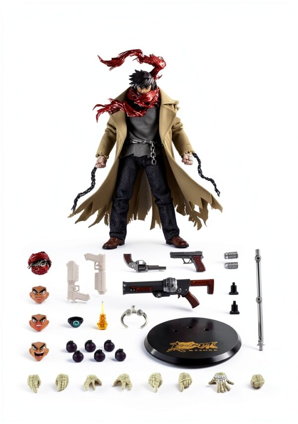 C&A Global Ltd. x CCSTOYS FigScript Series "Shin Getter Robo L'ultimo giorno del mondo" Ryoma Ryoma Ryoma Scala 1:12 ABS & PVC & POM & PA & Cloth Action Figure dipinte-13